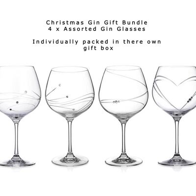 Swarovski Gin Gift Bundle - 4 Glasses