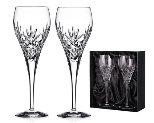 Symphony 24% Lead Crystal White Wine Glasses - Set Of 2
