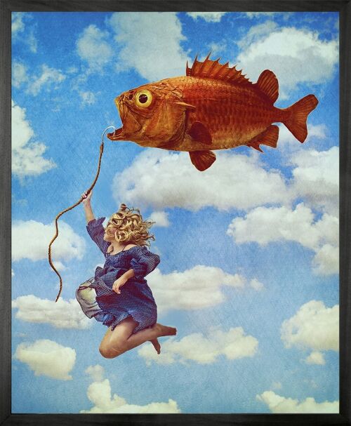 Expectations Fly High Framed Printed Canvas - Medium