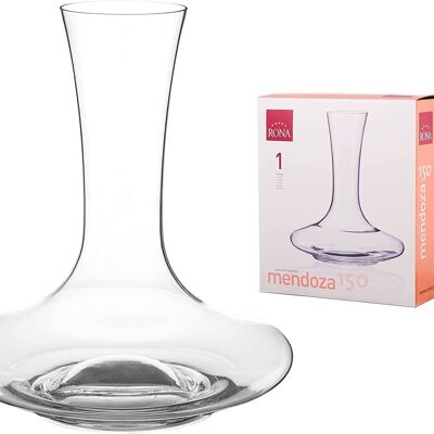 Wine Carafe 'auris' - Crystal Wine Carafe | Wine Aerator With Wide Base - 1500 Ml