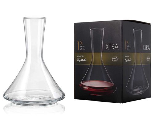 Wine Carafe | Crystal Glass Wine Aerator - 1400 Ml