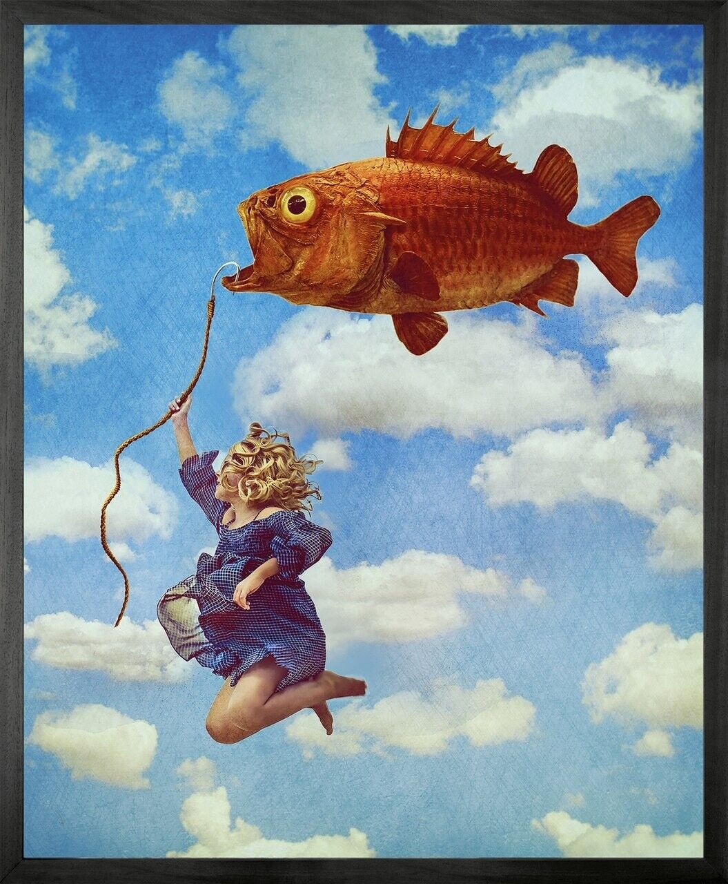 Expectations Fly High Framed Printed Canvas - Large