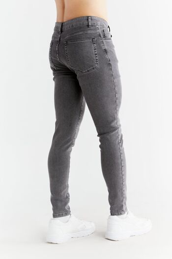 Coupe skinny pour homme, gris fer 4