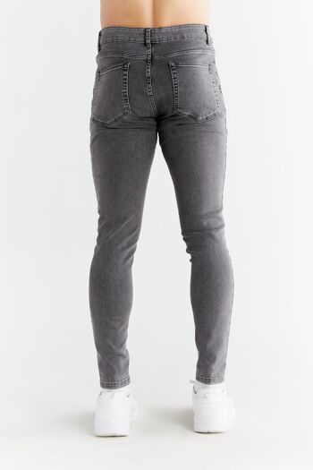 Coupe skinny pour homme, gris fer 8