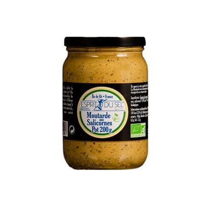 Mostarda di salicornia bio con fleur de sel 200gr