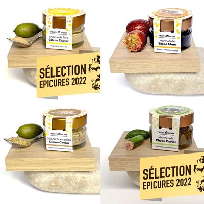 Discovery Pack - Mustards and Lemon Caviar Marmalades