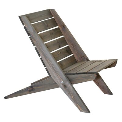 Granny Chair Pine / Grey, Oiled