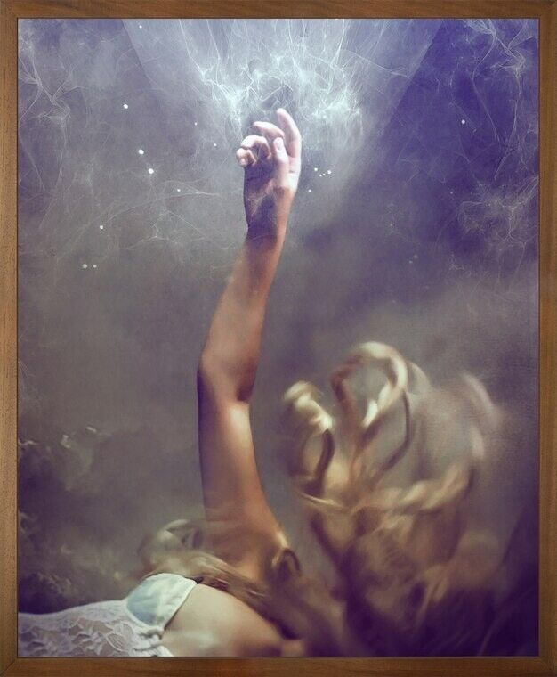 Entrare in un sogno Tela stampata con cornice - Media