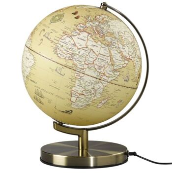Globe lumineux de 10 po - Vintage 1