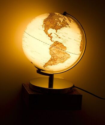 Globe lumineux de 10 po - Vintage 2