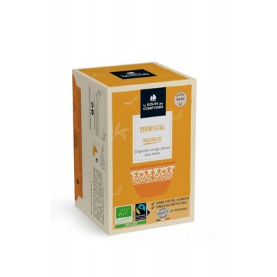 Rooibos TROPICAL - Ginger, apricot, orange - Fresh infusettes x 20