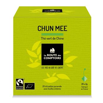 Thé vert CHUN MEE TRADITION - Nature Chine - Infusettes Pyramide X 20 1