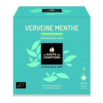 VERVEINE MENTHE - Herboristerie 2 - Infusettes Pyramide X 20 1