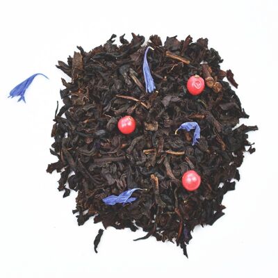 Té negro FRUTOS ROJOS - Fresa, frambuesa - Dispensador 24 Sobres envueltos