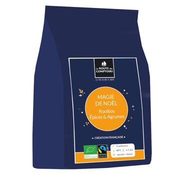 Rooïbos MAGIE DE NOËL - épices et agrumes - Mini sachet 30g 1