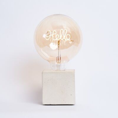 LAMPE HELLO - Béton Beige