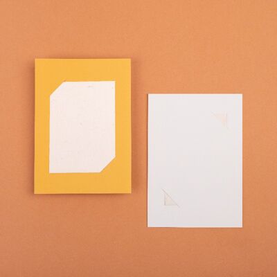 Backing Card – Yellow and Ivory