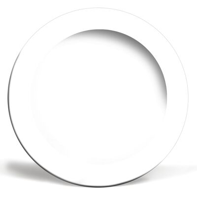 PLATO DE 8 PULGADAS, en blanco para personalizar