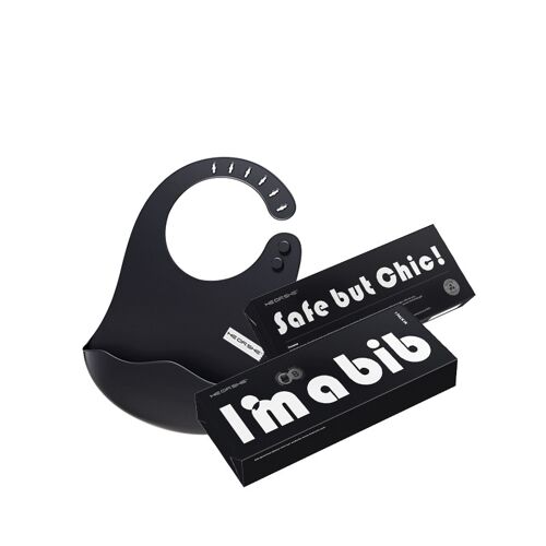 HEORSHE SILICONE BIB | BLACK