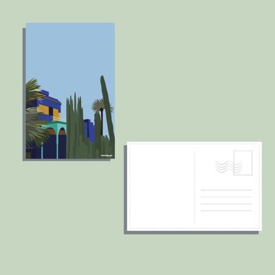 Postkarte "Garten Majorelle"