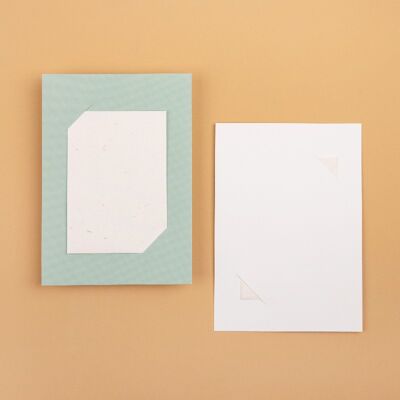 Support card -Eucalyptus and Ivory