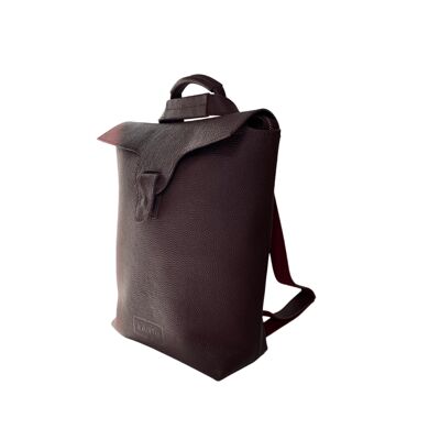 Backpack “Lucerne” – cherry texturised