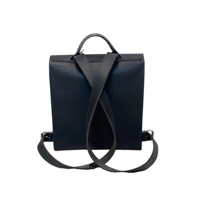 Backpack “Verbena” small – grey/grey reptile