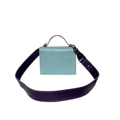 Handbag “Savory” medium – blue/orange/purple