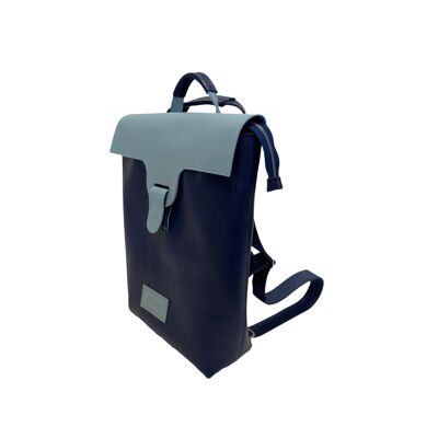 Backpack “Lucerne” – dark blue/light blue details