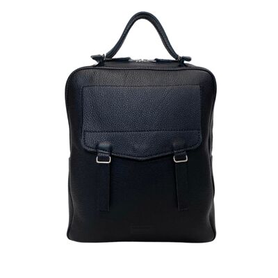 Backpack “Lupin” – black texturised
