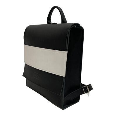 Backpack “Bilberry” – black/creamy details