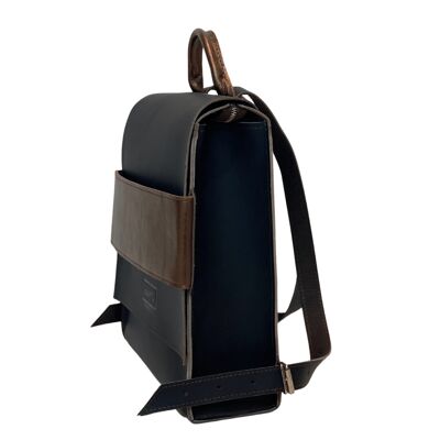 Backpack “Bilberry” – dark brown/bronze