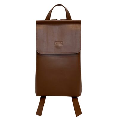 Backpack “Peppermint” – smooth brown
