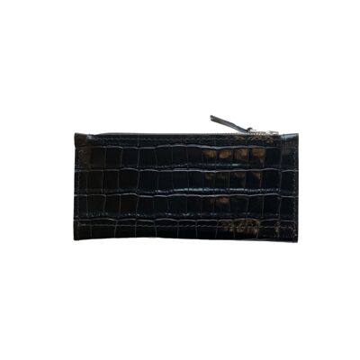 Wallet “Quickthorn” – dark brown reptile