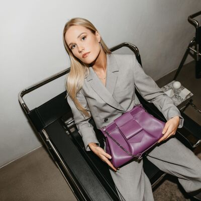 Handbag “Artichoke” – purple