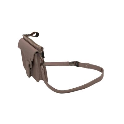 Mini bag “Marigold” – soft lilac/brown details