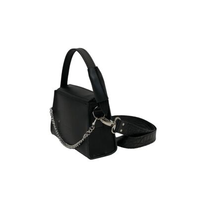 Handbag “Melissa” mini – smooth black