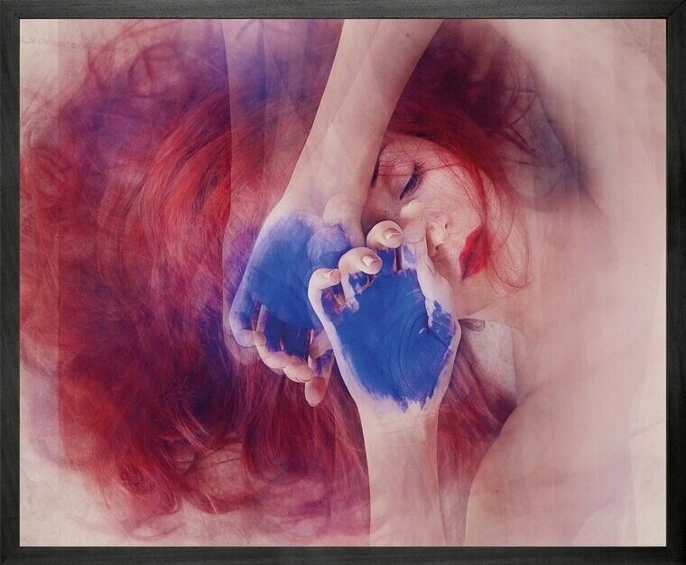 Tela stampata con cornice quel giorno -Medium