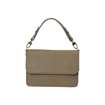 Handbag “Eucalyptus” – creamy/creamy reptile details