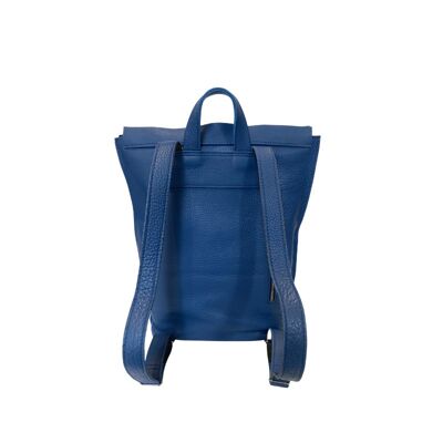 Backpack “Ginger” – blue texturised