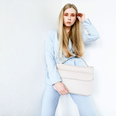 Handbag “Heath” large – creamy