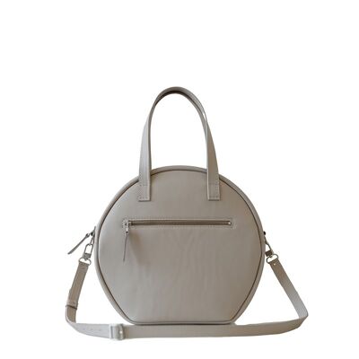 Handbag “Bergamot” – light creamy/reptile