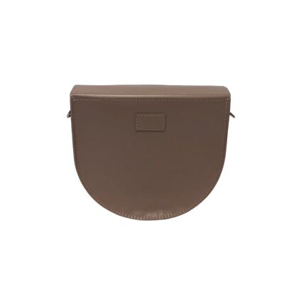 Handbag ”Notrele” – dusty rose/brown reptile leather