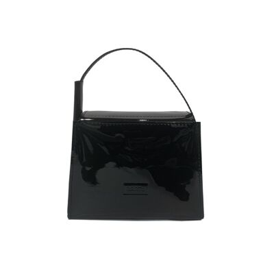Handbag “Melissa” mini – black lacquered