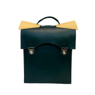 Backpack “Tarragon” – dark green/yellow details