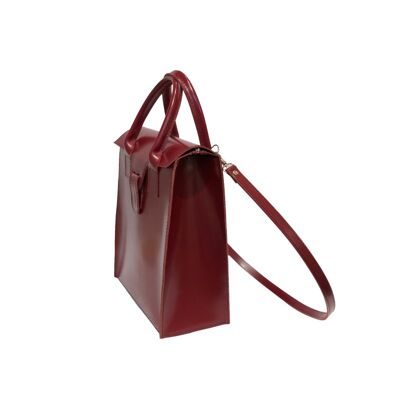 Handbag “Chocolate” – burgundy