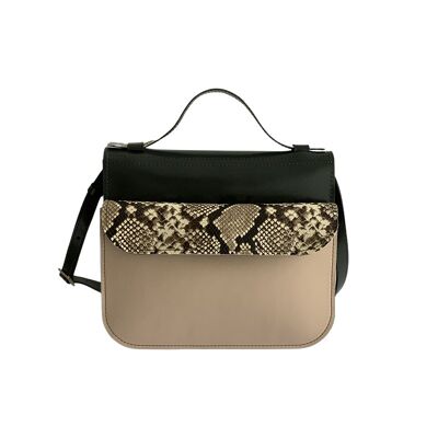Handbag “Heath” – black/cream