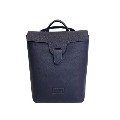 Backpack “Lucerne” – dark blue texturised