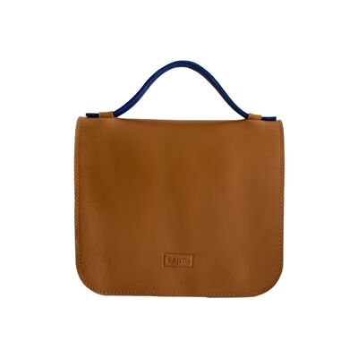 Handbag “Heath” – brown/blue/green