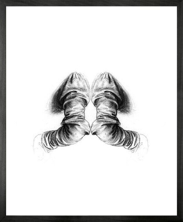 Reflection Of Anatomy Tela stampata con cornice -Medium